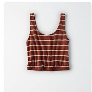 Am Eagle Scoop-Necked Bubble Tank